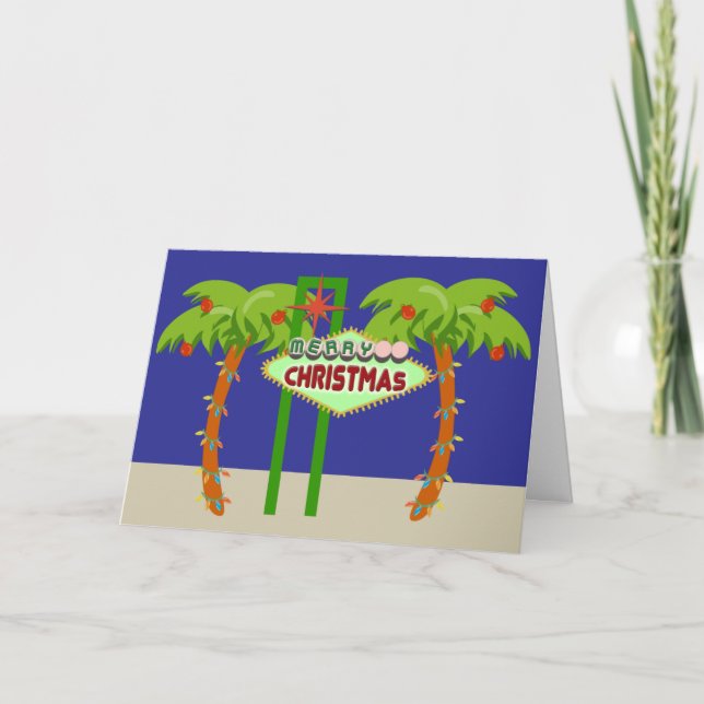 Cartes Pour Fêtes Annuelles Desert Hoilday (Devant)