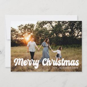 Cartes Pour Fêtes Annuelles Design de Noël super Retro Joyeux