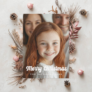 Cartes Pour Fêtes Annuelles Design de Noël super Retro Joyeux