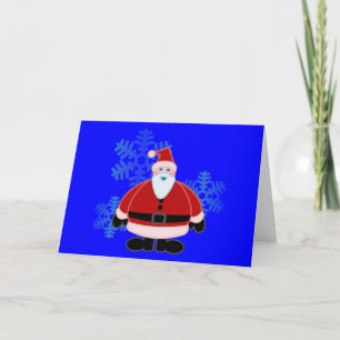 Cartes Pour Fêtes Annuelles Design des faches de neige père Noël