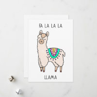dessin animé de llama alpaga souriant