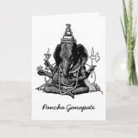 Dessin au trait posé Ganesh