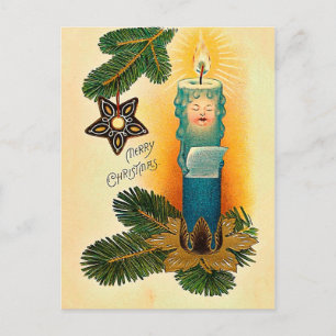 Cartes Pour Fêtes Annuelles Dessin aux chandelles de Noël