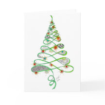 Dessin d'arbre à ruban de Noël - Whimsical