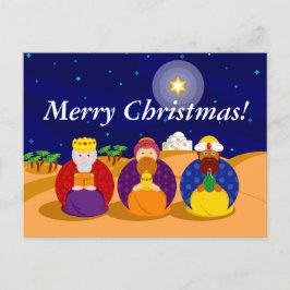 Cartes Pour Fêtes Annuelles Dessin "Les Trois Rois" / "Les Trois Sages",