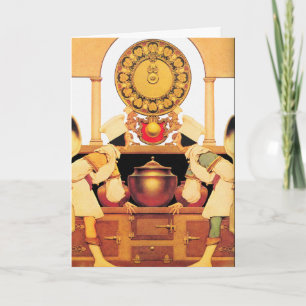 Cartes Pour Fêtes Annuelles Deux cuisiniers de pâtisserie - par Maxfield