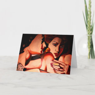Cartes Pour Fêtes Annuelles Deux femmes Lempica