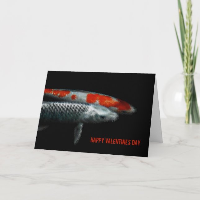 Cartes Pour Fêtes Annuelles Deux poissons (Devant)