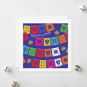 Cartes Pour Fêtes Annuelles Dia De Los Muertos Papado Picado