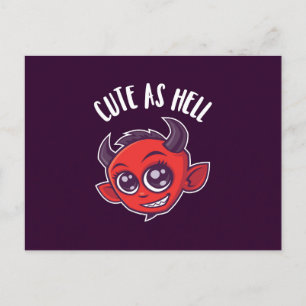 Cartes Pour Fêtes Annuelles Diable mignon à s'en damner