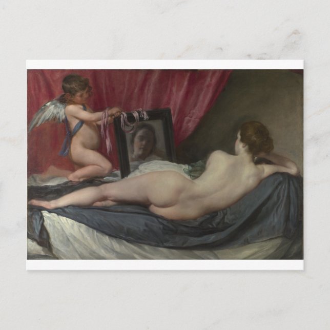 Cartes Pour Fêtes Annuelles Diego Velázquez - Les Toilettes De Vénus (Devant)