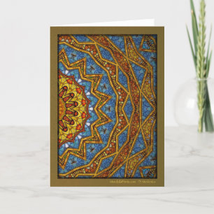 Cartes Pour Fêtes Annuelles Digital Arizona Mandala