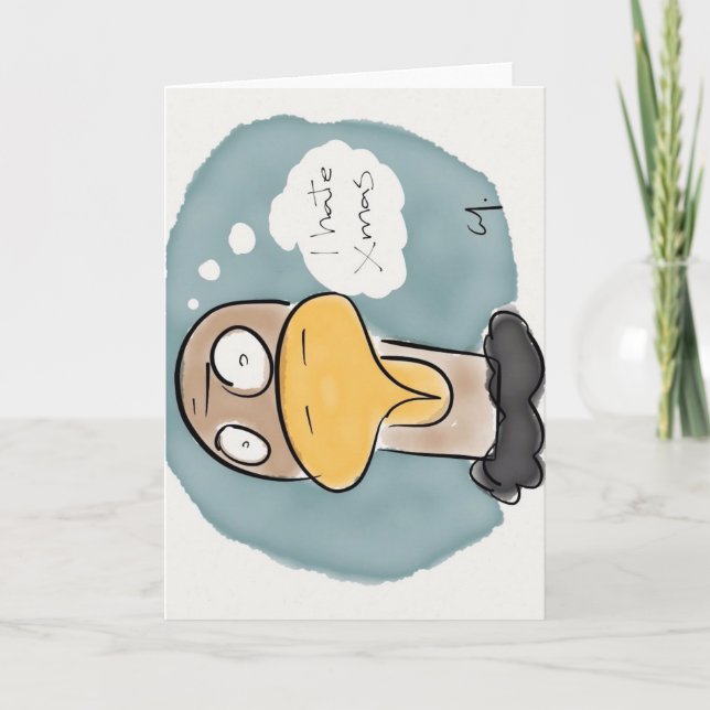 Cartes Pour Fêtes Annuelles dinde de Noël (Devant)