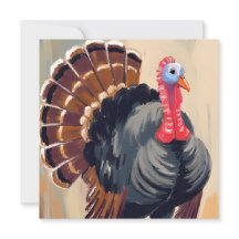 Dinde de Thanksgiving | Joyeux Thanksgiving peint