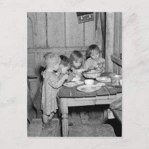 Cartes Pour Fêtes Annuelles Dîner de Noël 1936