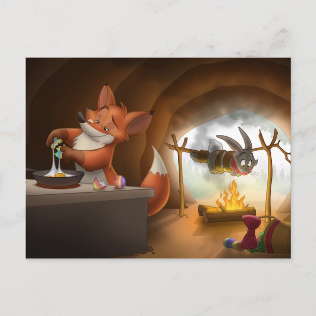 Cartes Pour Fêtes Annuelles Dîner de Pâques (Devant)