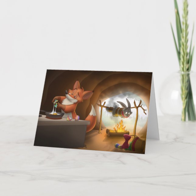 Cartes Pour Fêtes Annuelles Dîner de Pâques (Devant)