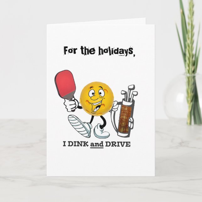 Cartes Pour Fêtes Annuelles Dink et commande de vacances… (Devant)