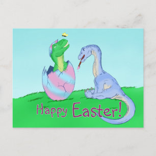 Cartes Pour Fêtes Annuelles Dinos de Pâques