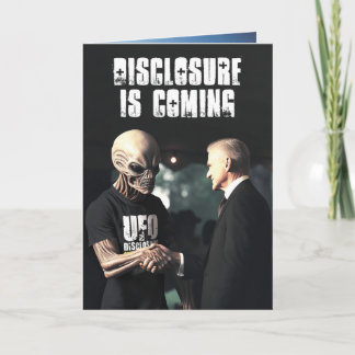 Cartes Pour Fêtes Annuelles Disclosure Is Coming  Birthday V1