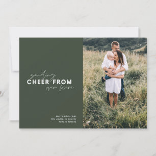 Cartes Pour Fêtes Annuelles distance du script congé photo Noël