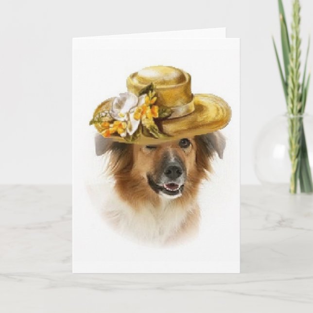 Cartes Pour Fêtes Annuelles Ditzy Dogs us (Devant)
