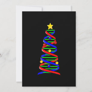 Cartes Pour Fêtes Annuelles DNA Helix Christmas Tree Life Science Biologie
