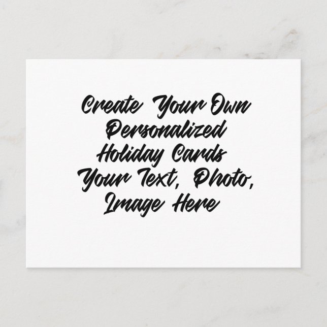 Cartes Pour Fêtes Annuelles do-it-yourself Créez votre propre personnalisation (Devant)