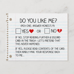Cartes Pour Fêtes Annuelles Do You Like Me? Postcards