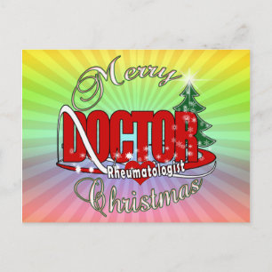 Cartes Pour Fêtes Annuelles DOCTEUR CHRISTMAS Reumatologue