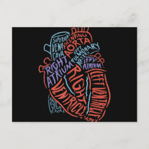 Cartes Pour Fêtes Annuelles Docteur en anatomie cardiologue Biologie Médicale