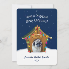 Cartes Pour Fêtes Annuelles Doggone Joyeux Noël