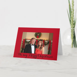 Cartes Pour Fêtes Annuelles Donald et Melania : On dit Joyeux Noël !