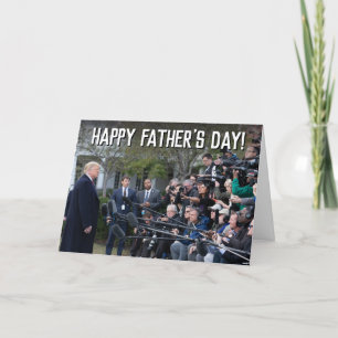 Cartes Pour Fêtes Annuelles Donald Trump et la Fête des pères des médias