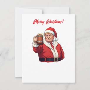Cartes Pour Fêtes Annuelles Donald Trump Père Noël Joyeux Noël