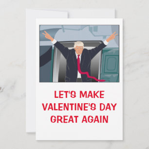 Cartes Pour Fêtes Annuelles donald trump valentines jour FUNNY Holiday Card