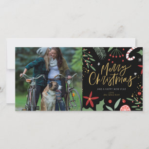 Cartes Pour Fêtes Annuelles Doodles de vacances mignons   LGBT Photo Holiday C