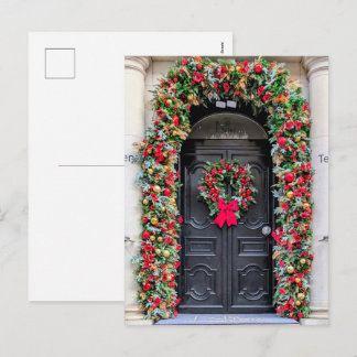Cartes Pour Fêtes Annuelles Doors of London: A Festive Christmas Postcard