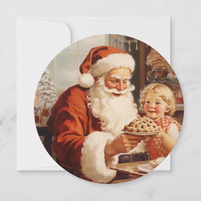 Cartes Pour Fêtes Annuelles Douces Traditions – La friandise des fêtes de Sant (Devant)