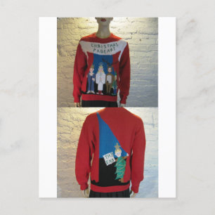 Cartes Pour Fêtes Annuelles Doudou Père Noël Sweater pour la victoire !