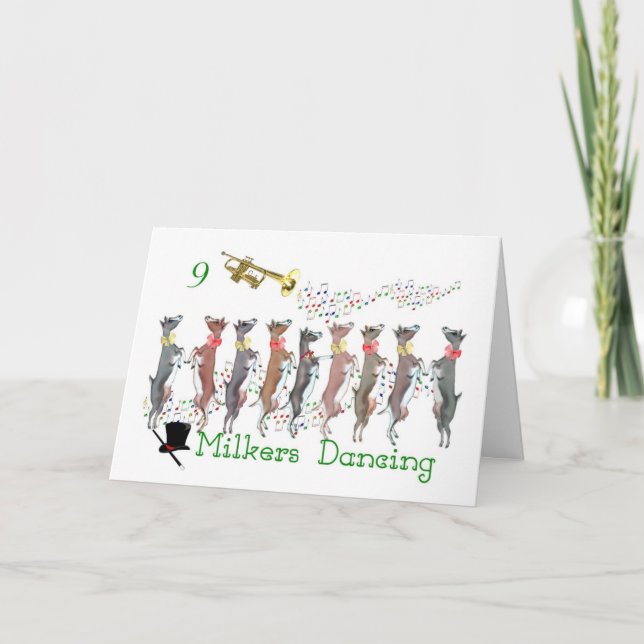 Cartes Pour Fêtes Annuelles Douze jours de parodie de Noël (Devant)