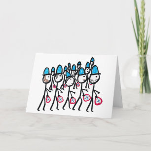 Cartes Pour Fêtes Annuelles Douze tambours à tambour