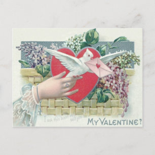Cartes Pour Fêtes Annuelles Dove Heart Oublie-Moi Pas Valentine