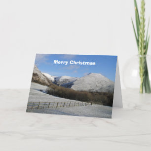 Cartes Pour Fêtes Annuelles Dovedale in snow card