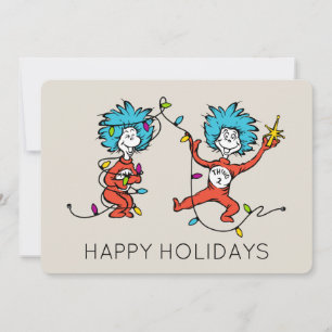 Cartes Pour Fêtes Annuelles Dr Seuss   Grinch   Chose Une Chose DeuxDanses