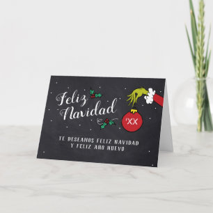 Cartes Pour Fêtes Annuelles Dr Seuss   Grinch - Feliz Navidad