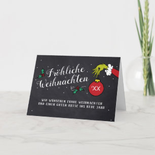 Cartes Pour Fêtes Annuelles Dr. Seuss   Grinch - Joyeux Noël