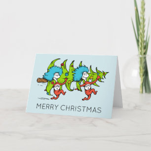 Cartes Pour Fêtes Annuelles Dr Seuss   Grinch   Une chose Noël