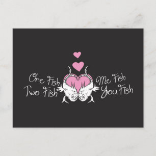 Cartes Pour Fêtes Annuelles Dr. Seuss Valentine Un poisson deux poissons