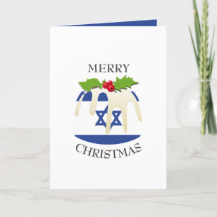 Cartes Pour Fêtes Annuelles DRAG ISRAËL   Pudding Festif   Noël